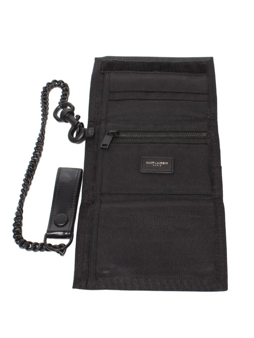 Saint Laurent Paris Trifold Wallet Chain Nuxx Shoulder Bag